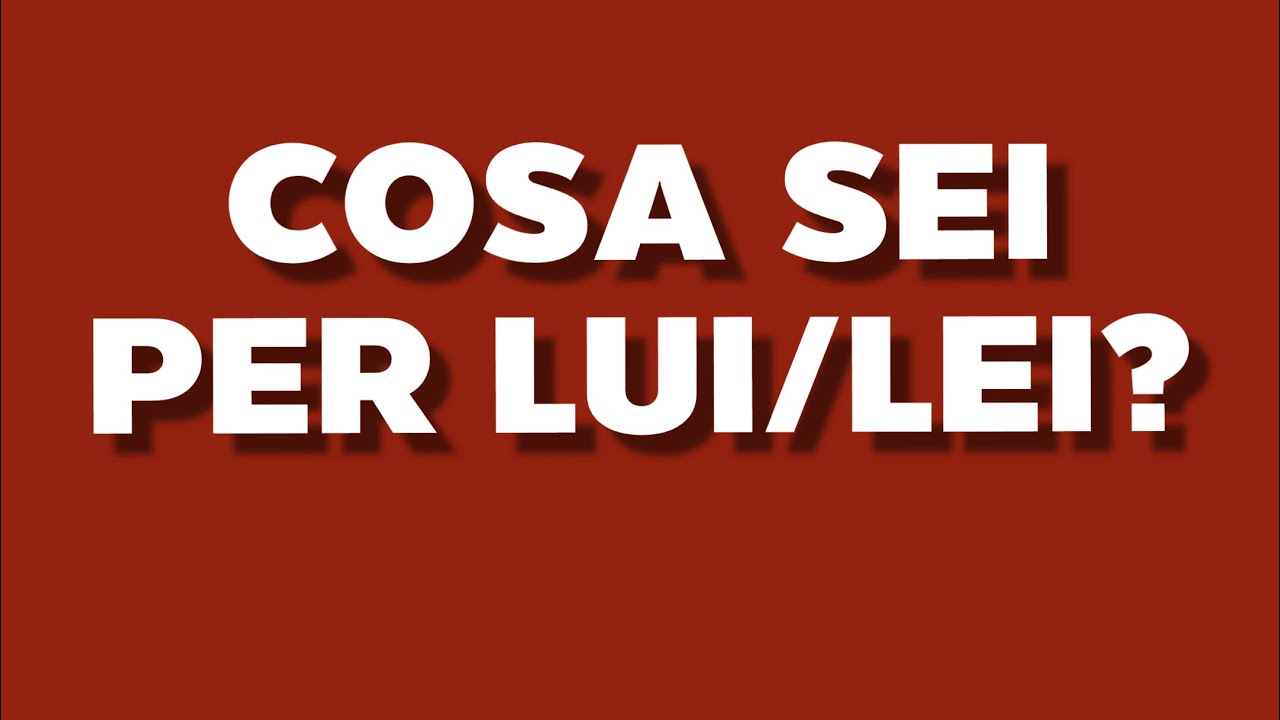 COSA SEI PER LUI/LEI?tarocchiinterattivi letturatarocchi sibille YouTube COSA SEI PER LUI/LEI?tarocchiinterattivi letturatarocchi sibille YouTube