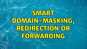 Smart domain-masking, redirection or forwarding (2 Solutions!!)
