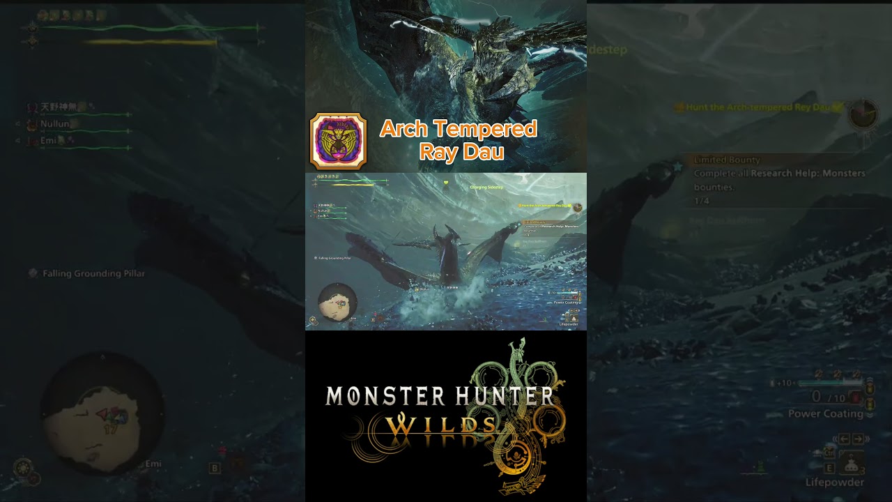 New Event Quest Arch Tempered Ray Dau Hunt 