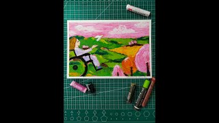 Oil Pastel Drawing of "International Day of Persons with Disabilities" #Shorts |  Dec 3