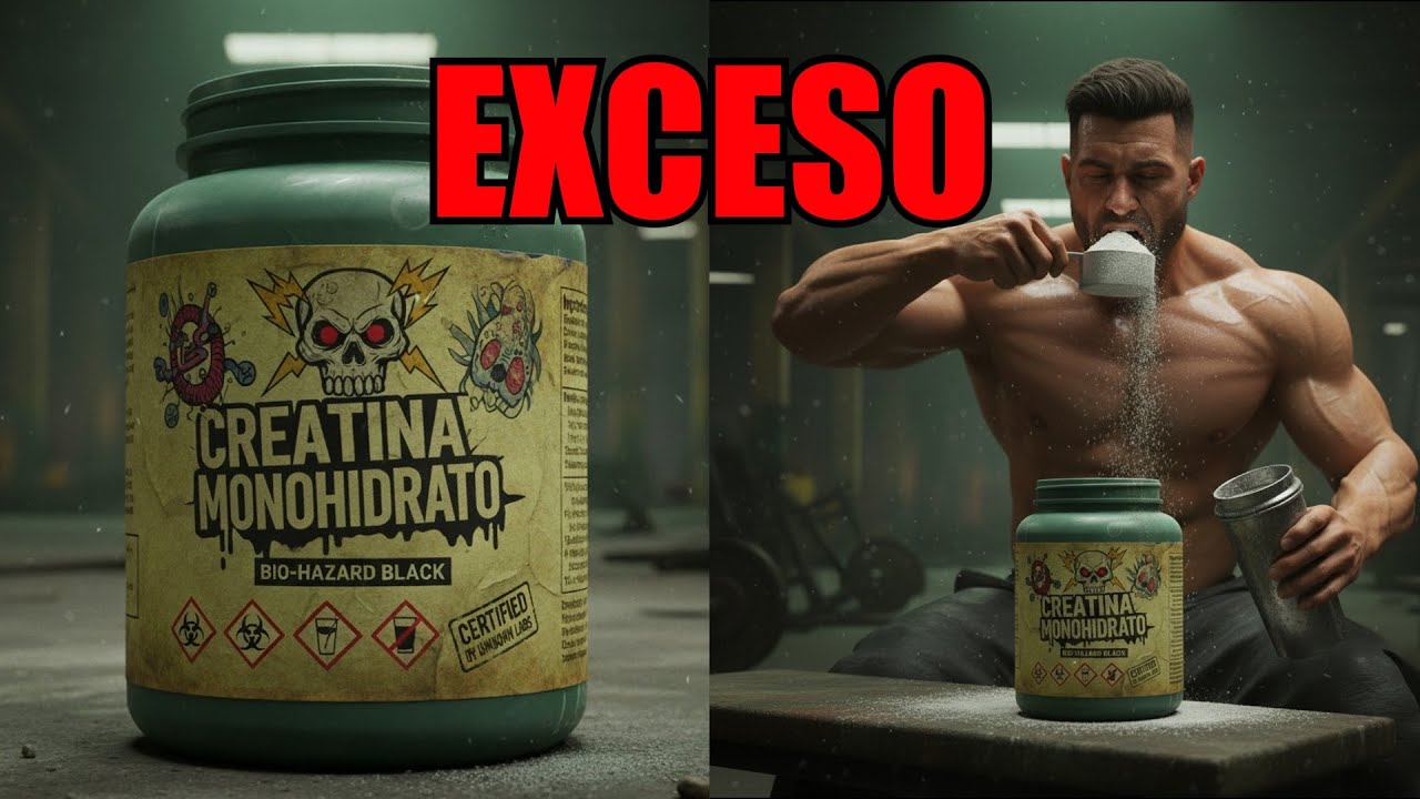 CREATINA. LOS SUPLEMENTOS SON UNA ESTAFA 2/3. Demasiada creatina.