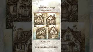 Bramblewick Cottage Journal Papers #journalpaper #cottagecore #countryside