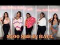 $500 MASSIVE SHEIN FALL HAUL 🍂 COZY SWEATERS, SHOES, ACCESSORIES AND MORE ! | FT. DOSSIER