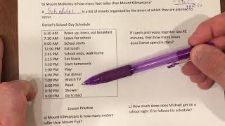 Lesson 101 Mr. Michaud Math
