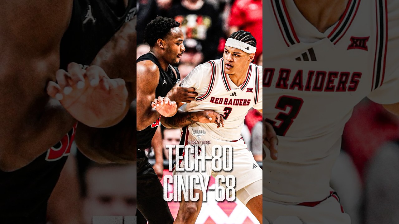 Texas Tech Takes Down Cincinnati 80-68 