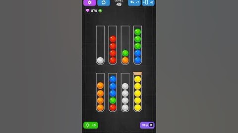 boll sort level 49 #game #games #ballsort #music #boll #piano #ballsortgame #gaming #ballsortlevel