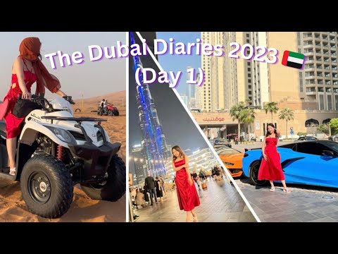 Dubai Diaries Day 1 🏜️ Flying Cup, Desert Safari (belly dancing, fire show), Dubai Mall/Burj Khalifa