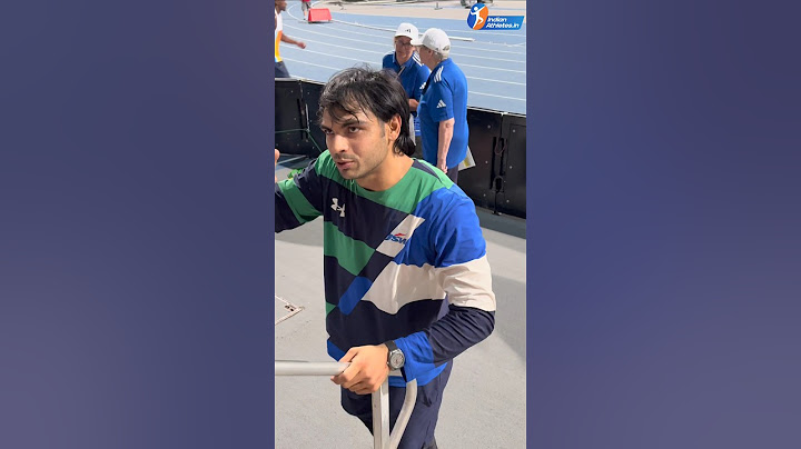 Neeraj Chopra 🇮🇳 threw 88.16m in the men's javelin throw at the Diamond League Paris 2025