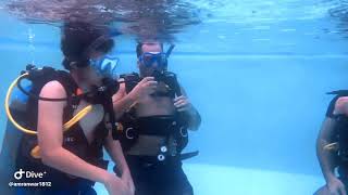 how you finish pool session in padi Open water course