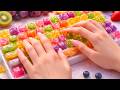 🥝 10 Minutes Fruit Jelly Keyboard Typing ASMR | Juicy & Relaxing Sounds for Sleep