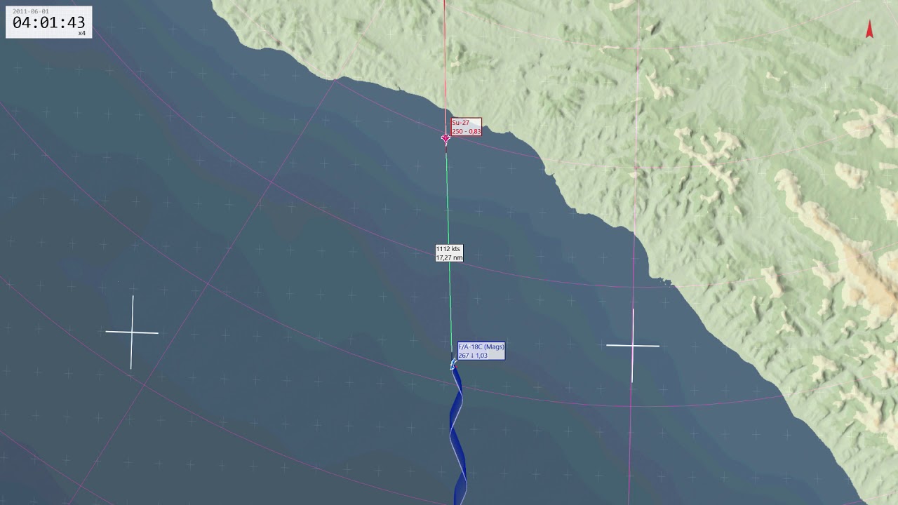 Simple F-pole maneuver - BVR combat