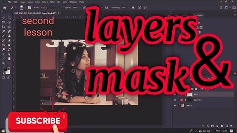 Photoshop tutorial for beginners, layers and mask in photoshop in hindi