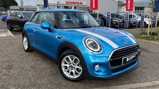 Mini Cooper Petrol in Electric Blue