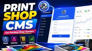 PRINTING CMS - For Printing Shop Owners