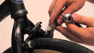 bmx bike installing a front brake - how to