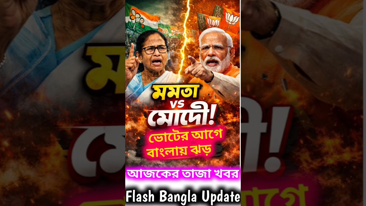 মমতা বনাম মোদী! ভোটের আগে বাংলায় তুঙ্গে রাজনৈতিক লড়াই | Today Bengal Politics