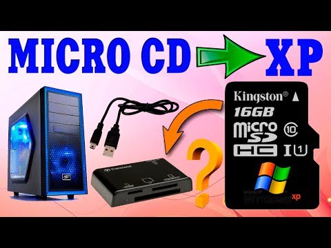 Установка Windows XP с MICROSD флешки