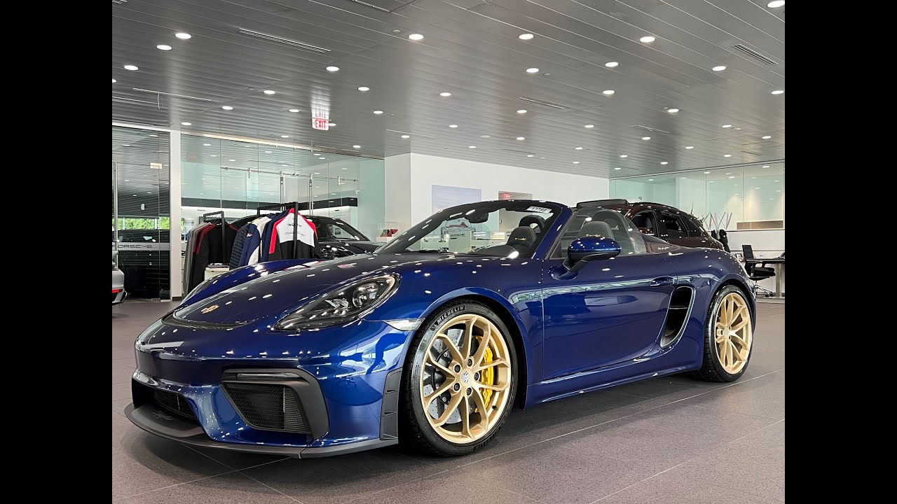 2021 718 Boxster Spyder available @Porsche Greenwich - YouTube