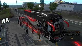 Euro Truck Simulator 2 | Bus and Passenger Mod | A Morning Trip screenshot 4
