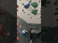 fun dyno to crimps 😁 #bouldering #climbinggym #climbing #rockclimbing