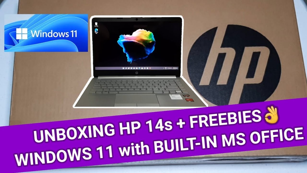 UNBOXING HP LAPTOP WINDOWS 11 with BUILT-IN MS OFFICE | WOW SULIT