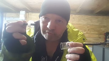 DIY in line motorcycle spark tester .