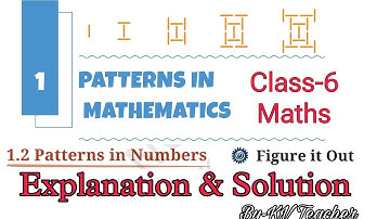 (Page 3) Patterns in Mathematics/Class-6 NCERT Chapter-1 Exercise 1.2 Pattern in Numbers Solution