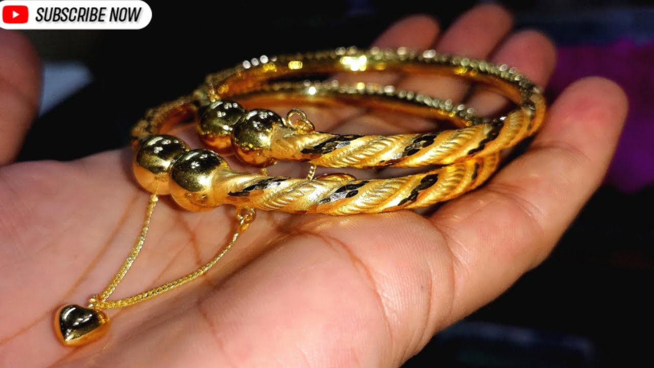 Multani Kangan multani gold kangan design with weight price | sone ke kangan - YouTube