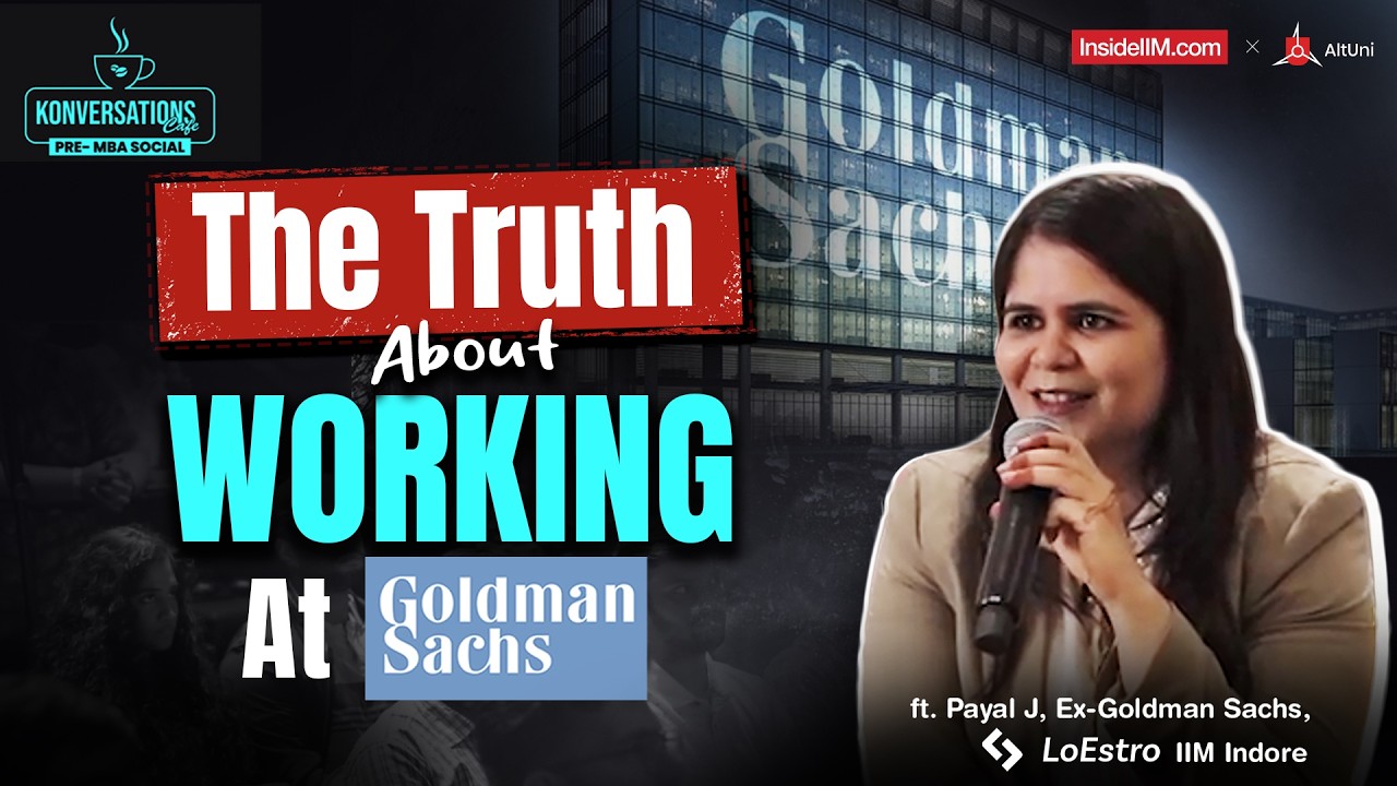 What She Learned as an Investment Banker at Goldman Sachs - YouTube