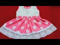 3 month baby frock designing ideas cutting and stitching full tutorial