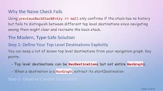 How to Determine Top Level Destination in Jetpack Compose Navigation