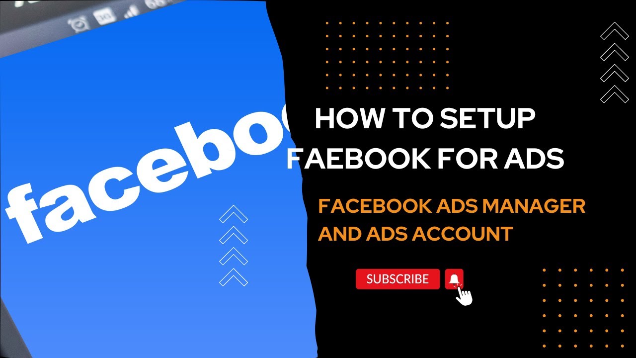 Facebook ads manager and ad account Setup - YouTube