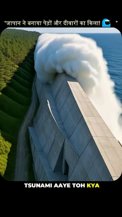 Japan’s wall to stop tsunami?