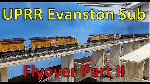 S2022E27 Flyover Deel II Klaar voor het tweede niveau. Modeltreinbaan: Ops & Realisme Union Pacif...