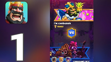 Clash Royale: Gameplay Walkthrough No Commentary Part 1: PEKKA Deck 15000🏆(iOS, Android)