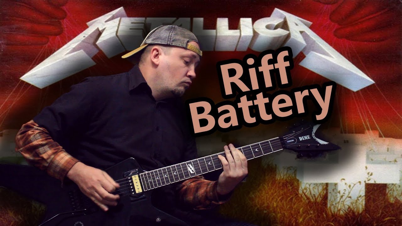 Metallica battery. Battery Metallica main Riff.