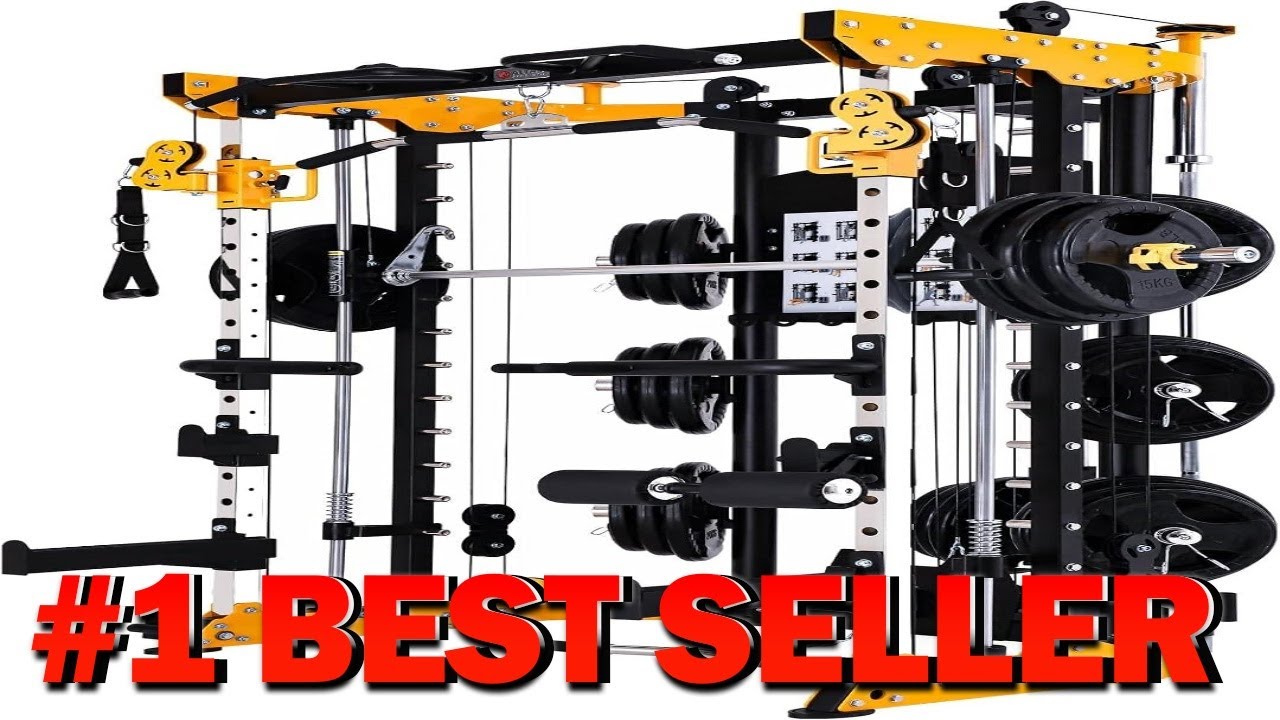 Altas Strength 3059 Smith Machine Home Gym Equipment with 1000 lbs Weight - B0B92BTXFN