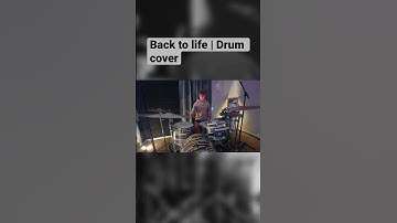 Back to life | drum cover 🔥🔥 #drums #drumcover #trending #trendingshorts #viral