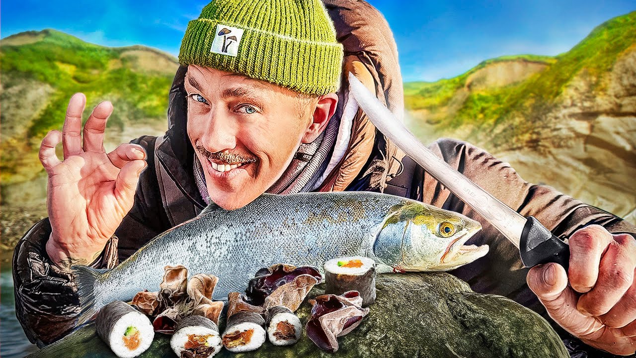 SUSHI DER WILDNIS: Meerforelle & Judasohren direkt aus der Natur! 🌊🍄