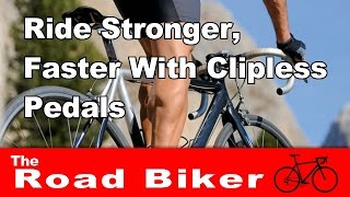 Clipless Pedals Road Bike. Ride Stronger, Faster and Less Tired.