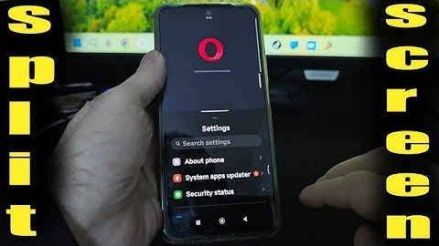 How to do split screen in Poco M7 Pro 5G
