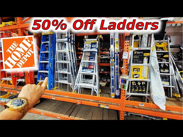 50% Off Ladders Home Depot! New Black Friday Deals - YouTube