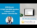 Msra 2024 booster  10 msra questions 6 clinical  4 msra sjt scenarios  tips for msra preparation