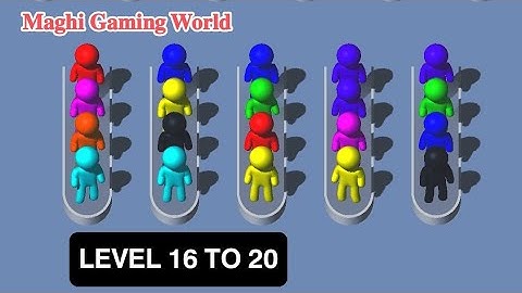 🧊COLOR SORT PUZ🧊LEVEL 16, 17, 18, 19, 20🧊