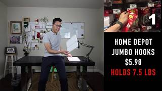 Ep 5.  3m Command strips how much weight can it hold?