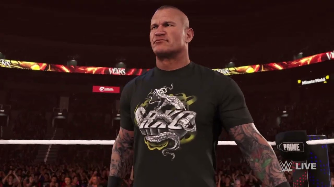 WWE2k25 Fatal 4 way Match Sami Zayn vs Damien Priest vs Trick Williams vs randy Orton #wwe2k25