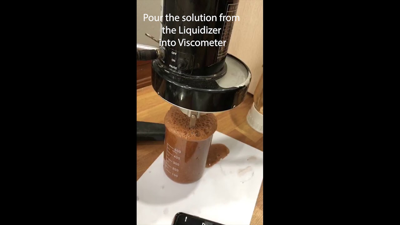 TESTING VISCOSITY OF JOSS POWDER - PHU LAM GOLDEN FOREST