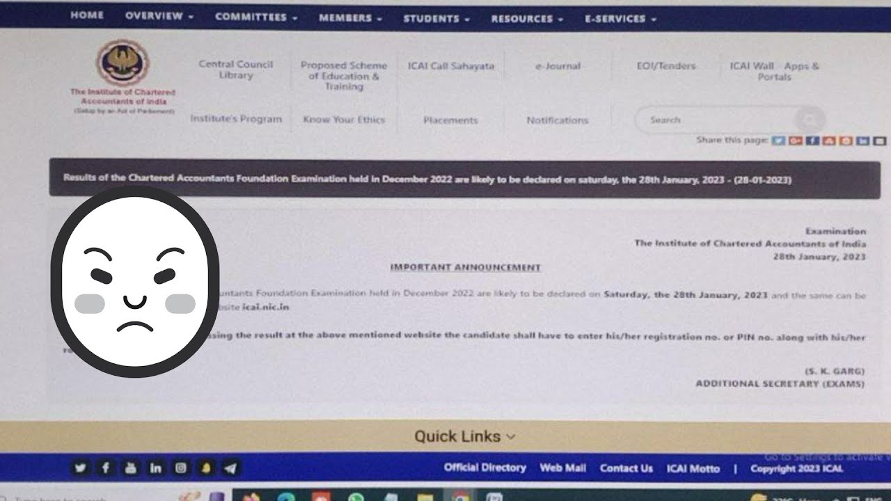 Fake News High Alert | ICAI CA Foundation December 2022 Result Date Declared? |do not believe anyone