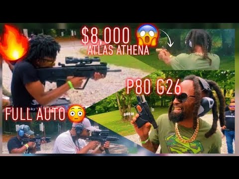 Fully Automatic Range Day! ⚡️Black Rambo Shoots His $8,000 Pistol 🔥 Does it jam? 👀@BlackRamboTV