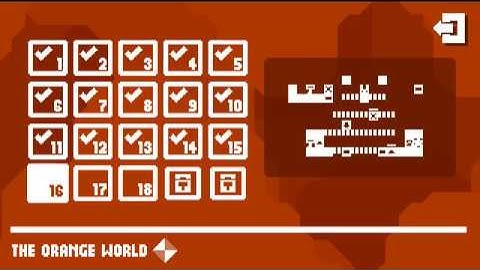 Magnibox. The Orange World. Level 16. Walkthrough